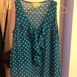 Michael Kors Green Blouse